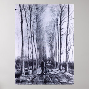 Póster Avenida popular de Vincent van Gogh