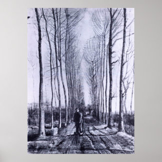 Póster Avenida popular de Vincent van Gogh