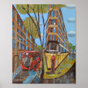 Póster Avenida Rosebery de Londres