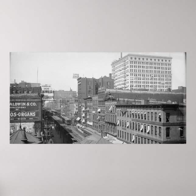 Póster Avenida Wabash (Frente)