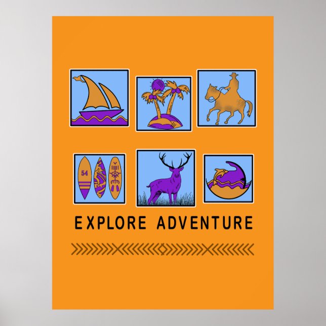 Póster aventura (Frente)