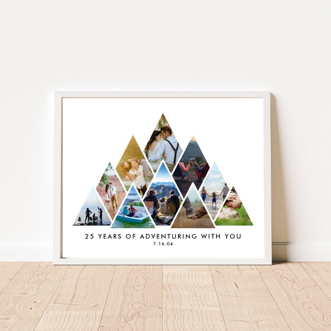 Póster Aventura de Colaje de Fotos 25 Aniversario para Pa (Subido por el creador)