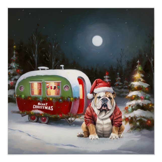 Póster Aventura de los Navidades de la Caravana de Invier (Anverso)