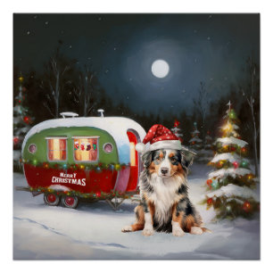 Póster Aventura de Navidad en Caravana con Pastor Austral