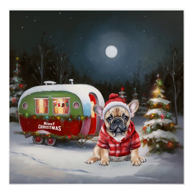 Póster Aventura de Navidades de la Caravana de Bulldog de (Anverso)