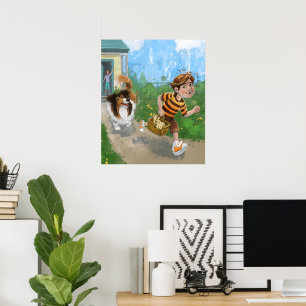 Póster Aventura de Sheldon y Davie