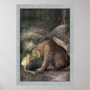 Póster Aventura dorada de John Bauer Princess Bellas