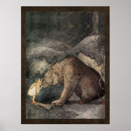 Póster Aventura dorada de John Bauer Princess Bellas