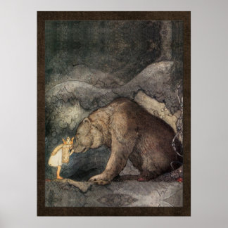 Póster Aventura dorada de John Bauer Princess Bellas