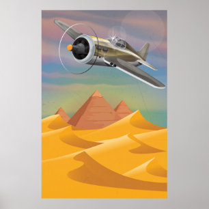 Póster aventura en Egipto