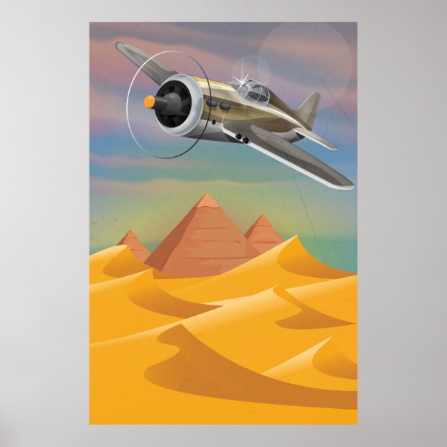 Póster aventura en Egipto (Frente)
