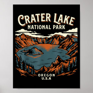 Póster Aventura en el Parque Nacional Lago del Cráter