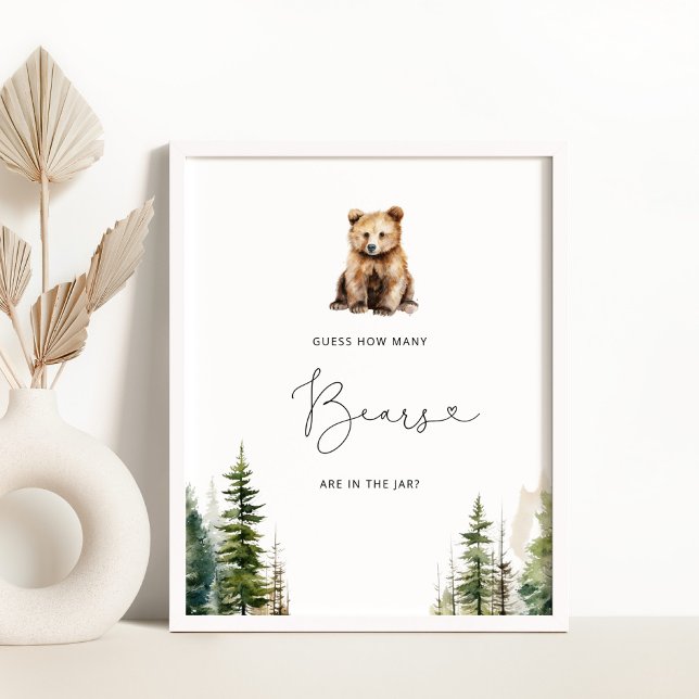 Póster Aventura espera adivinar cuántos osos en el frasco (Subido por el creador)