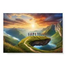 Aventura grupal al amanecer - Pared de montaña esc