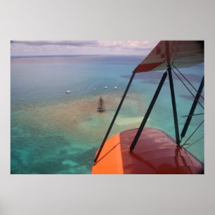 Póster Aventura marítima y aérea