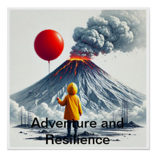 Póster Aventura y resiliencia