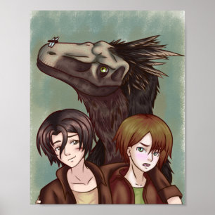 Póster Aventuras con un dinosaurio