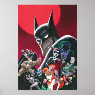 Póster Aventuras de Batman Damas Peligrosas y Demonios