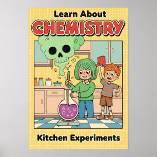 Póster Aventuras de laboratorio en casa