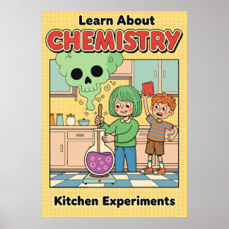 Póster Aventuras de laboratorio en casa