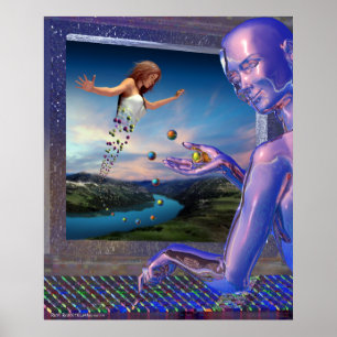 Póster Aventuras en una computadora