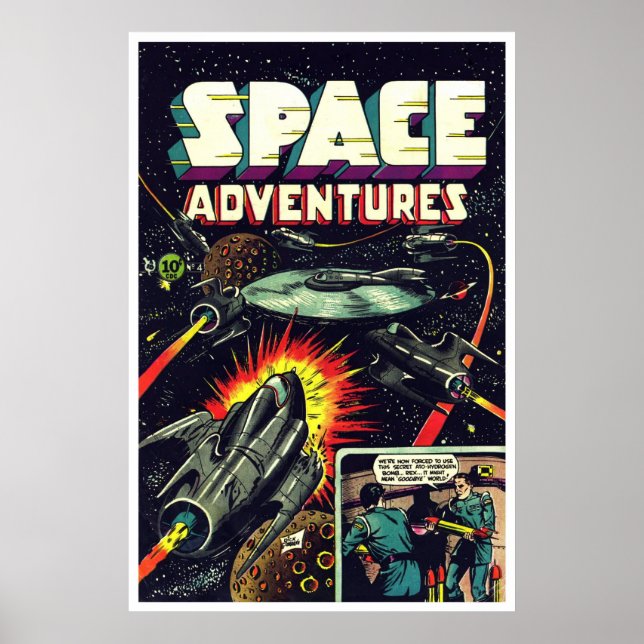 Póster Aventuras espaciales Nº 4 (1953) (Frente)