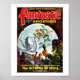 Póster Aventuras Fantásticas (Oct. 1949)