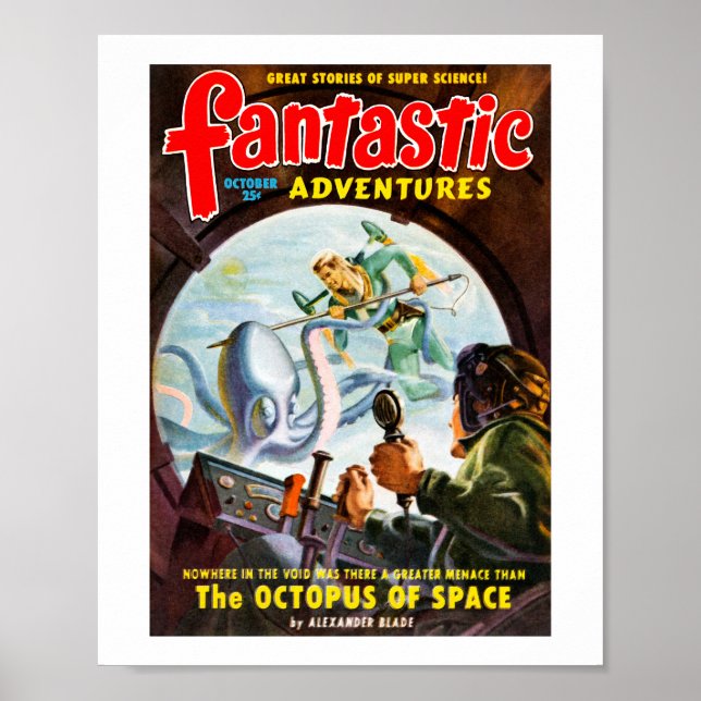 Póster Aventuras Fantásticas (Oct. 1949) (Frente)