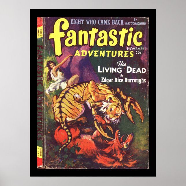 Póster Aventuras fantásticas v03 n09 (1941-11.Ziff-Davis) (Frente)