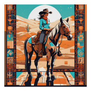 Póster Aventurero occidental 4