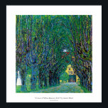 Póster Avenue in schloss kammer park art by Gustav Klimt<br><div class="desc">Painting titled: Avenue in Schloss Kammer Park I have also seen this piece called Way to the Park Features a beautiful colorful tree lined path leading to a building. I have seen the building referred to a Krammer Castle or Kammer Castle at Lake Atter. Gustav Klimt was an Austrian Art...</div>