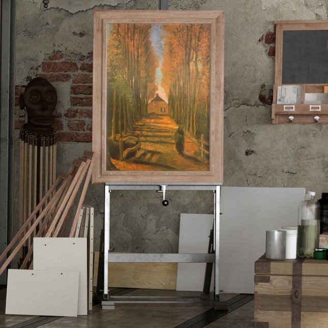 Póster Avenue of Poplars in Autumn by Vincent van Gogh (Subido por el creador)