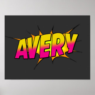 Póster Avery