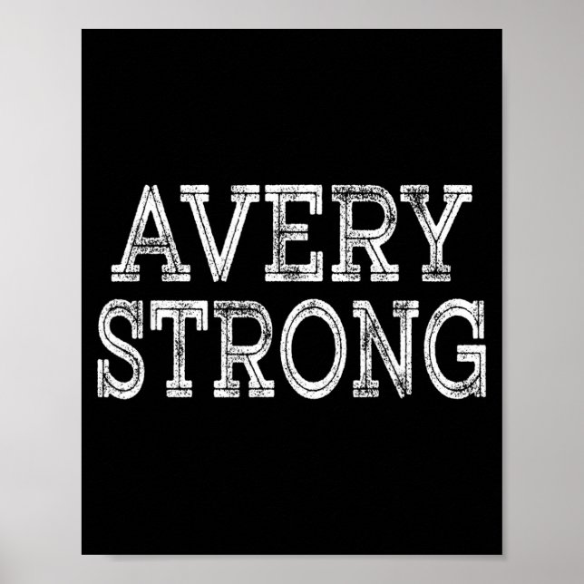 Póster Avery strong squad family reunion last name team  (Frente)