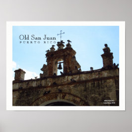 Póster Aves al viejo Poster de San Juan Puerto Rico