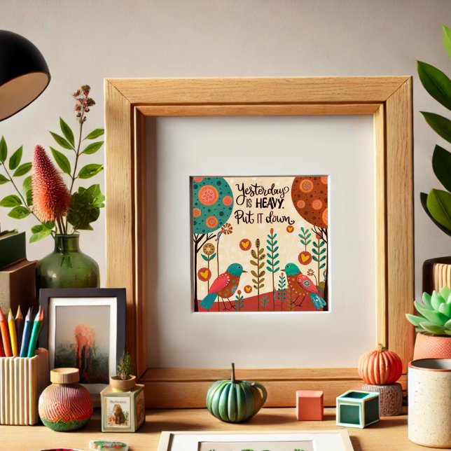 Póster Aves divertidas ayer inspiran citas de inespiritua (Subido por el creador)