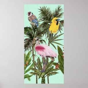 Póster Aves en el paraíso
