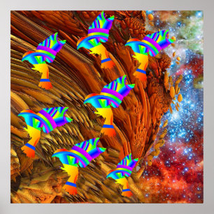 Póster Aves Estelares