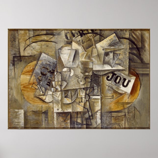Póster Aves muertas de Pablo Picasso (1912) (Frente)
