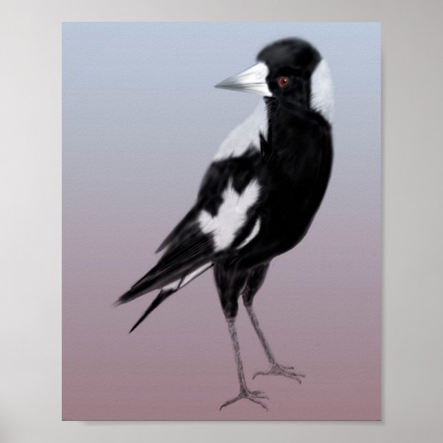 Póster Aves negras (Frente)