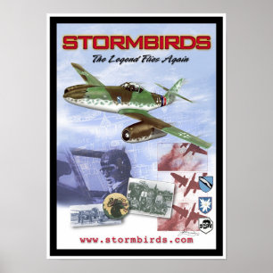 Póster Aves torrenciales "La leyenda vuela de nuevo"
