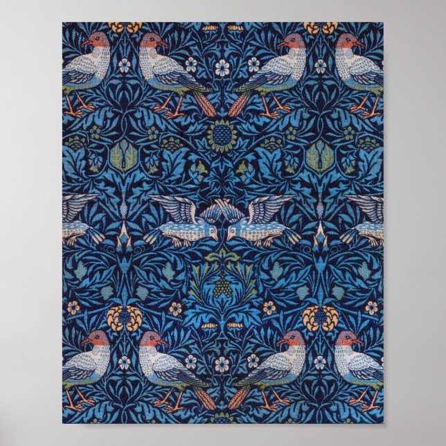 Póster Aves, William Morris (Frente)