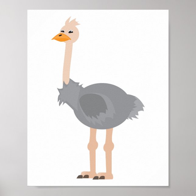 Póster Avestruz (Frente)