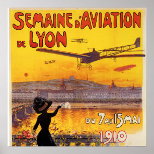 Póster Aviación de Vintage