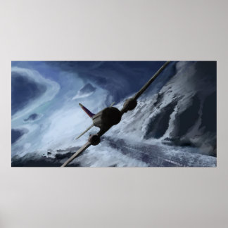 Póster Aviación polar