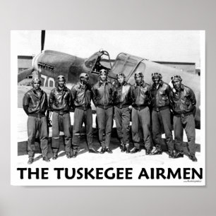 Póster Aviadores de Tuskegee