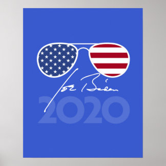 Póster Aviadores Joe Biden 2020