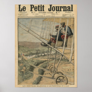 Póster Aviadores militares en el frente oriental