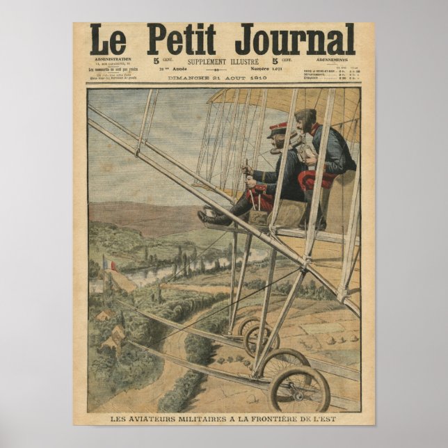 Póster Aviadores militares en el frente oriental (Frente)