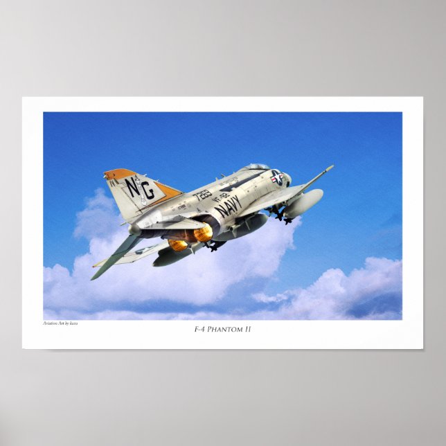 Póster Aviation Art Poster "F-4 Phantom II" (Frente)